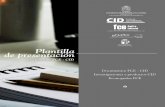 Plantilla de presentación Documentos FCE-CID