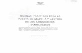 BUENAS PRACTICAS PARA LA PUESTA EN MARCHA Y GESTION DE LOS CONSORCIOS TECNOLOGICOS