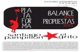 Plataforma de propuestas Santiago Pampill³n Psicolog­a 2013