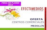 Oferta feria de flores 2014 CENTROS COMERCIALES