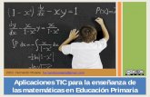 Aplicaciones TIC para la enseñanza de las matemáticas en Educación Primaria