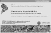 El programa Rosario Hábitat como modelo internacional de intervención integral urbana y social