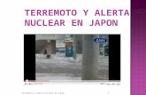 Terremoto y alerta nuclear en Japón