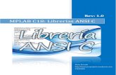 MPLAB C18: Librerias ANSI C