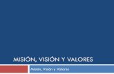 02 Mision, Vision y Valores