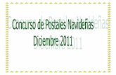 Concurso Postales Navideñas 2011