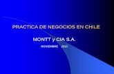 Practicas de Negocios en Chile – MONTT y CIA S.A