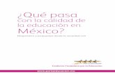 ¿Qué pasa con la calidad de la educación en México?