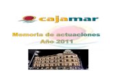 Memoria de actuaciones Cajamar 2011