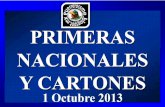 Primeras Planas Nacionales y Cartones 1 Octubre 2013