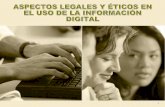 aspectos legales y eticos de la informacion digital