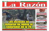 Diario La Razón jueves 8 de noviembre