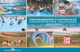 Activitats fisicoesportives i aquàtiques. Curs 2012 - 2013