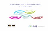 Boletín de Información del Instituto de la Juventud de Extremadura (1-15 de Abril)