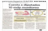 Cuesta a diputados 10 mdp monitoreo| AUMENTA GASTO DE COMIDA EN SAN LÁZARO