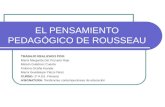 pensamiento pedagogico de Rousseau