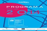 Programa marzo - julio 2014
