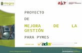 Presentación Proyecto MEJORA EN LA GESTIÓN EMPRESARIAL