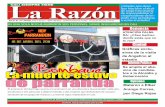 Diario La Razón, lunes 18 de abril