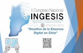 Revista informativa segundo congreso nacional ingesis desafios de la empresa digital en chile