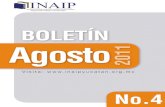 Boletín INAIP- Agosto No.4