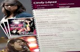 Cindy López CV