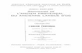 Joseph ANGLADE - Grammaire de l'ancien provençal ou ancienne langue d'oc