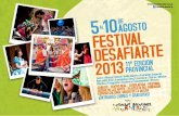 11º Festival desafiarte Programa 2013