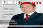 Revista Lex Forum 3 Agosto 2011
