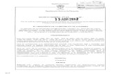 Decreto 734 del 2012