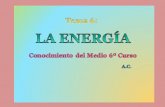 TEMA 6: LA ENERGÍA