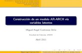Construcción de un modelo AR-ARCH vía variables latentes