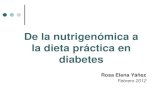 De la Nutrigenómica a la dieta práctica en Diabetes y Obesidad