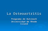 Osteoarthritis - Spanish