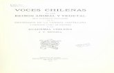 Voces chilenas de los reinos animal y vegetal (1917)