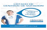 Centros de Votacion Departamento de Guatemala 2da vuelta