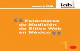 Estándares de Medicion de Sitios Web en Mexico