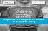 Reporte de Impacto Diseña el Cambio 2012 - 2013