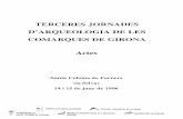 III Jornades Arqueologia Girona 1996