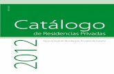 Catálogo de Residencias Privadas 2012