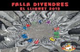Llibret Falla El Divendres Massanassa 2013