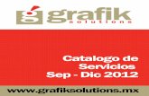 Catalogo de Servicios - Grafik Solutions