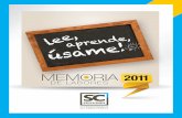 Memoria de Labores 2011. SC