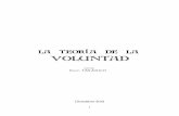 TEORIA DE LA VOLUNTAD -1ºPARTE-