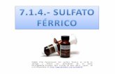 sulfato férrico- diapositivas