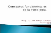 conceptos fundamentales de la psicologia