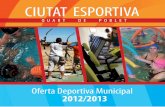 Oferta Deportiva Municipal 2012/2013