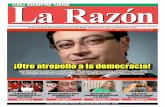 Diario La Razón de Cali martes 10 de diciembre