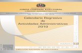 Calendario Regresivo Actividades Administrativas 2010
