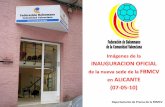 BALONMANO - INAUGURACION SEDE  DE LA FBCV EN ALICANTE